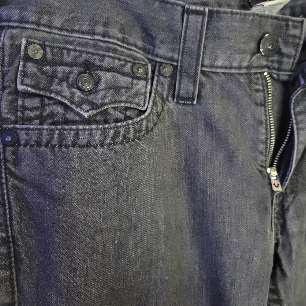 True Religion Dark Gray Jeans - Ricky - Picture 3 of 5